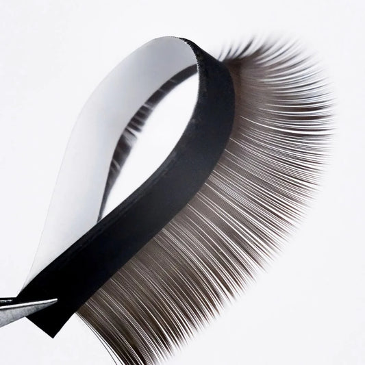 Wimpern für Wimpernverlängerungen „Dunkle Schokolade“, Divochi Air MIX