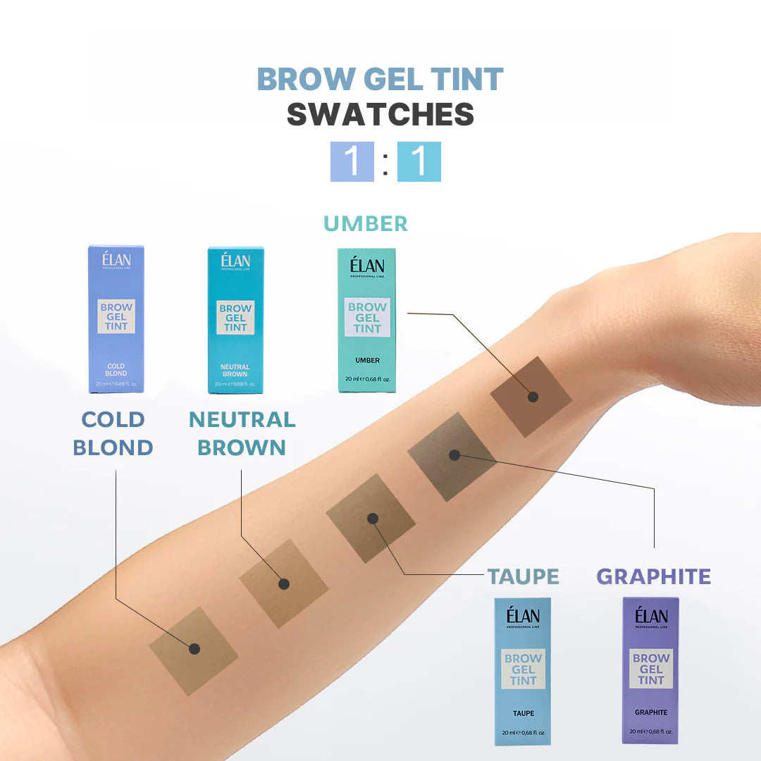 Brauen Gel Farbe Umber