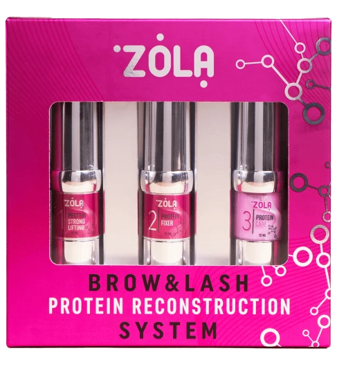 ZOLA Pink Laminating Set Brow&Lash Protein Reconstruction System