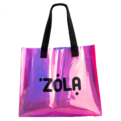 ZOLA Pink Holographic Shopper Bag