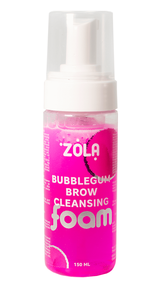 ZOLA Reinigungsschaum für Augenbrauen, Rosa Bubblegum Brow Cleansing, 150 ml.