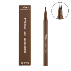 ZOLA x Makarevich Eyebrow Liner with Quad Brush Brown
