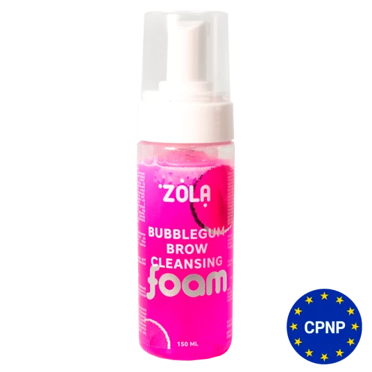 ZOLA Reinigungsschaum für Augenbrauen, Rosa Bubblegum Brow Cleansing, 150 ml.