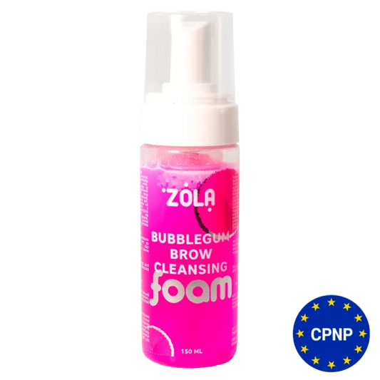 ZOLA Reinigungsschaum für Augenbrauen, Rosa Bubblegum Brow Cleansing, 150 ml.