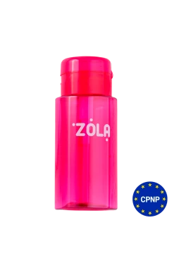 ZOLA Plastic liquid container with pump dispenser (Pink)
