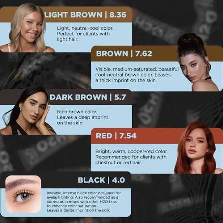 OkO lash&brow Liquid Hybrid tint H2O 15ml
